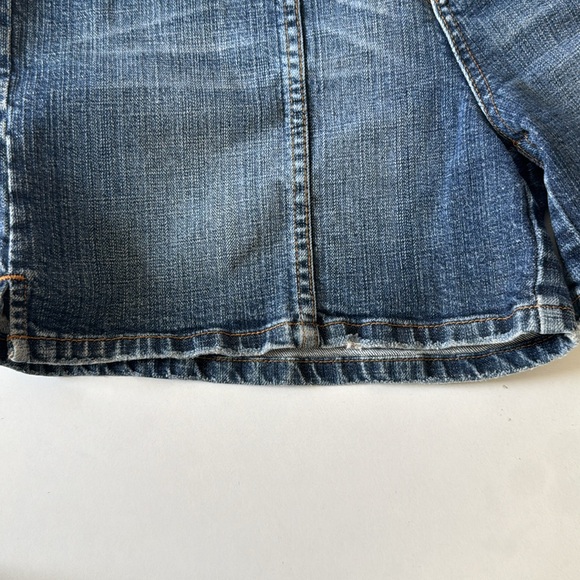 Apt. 9 Blue Jean Shorts Mid-Thigh Cut size 12 - Picture 4 of 8